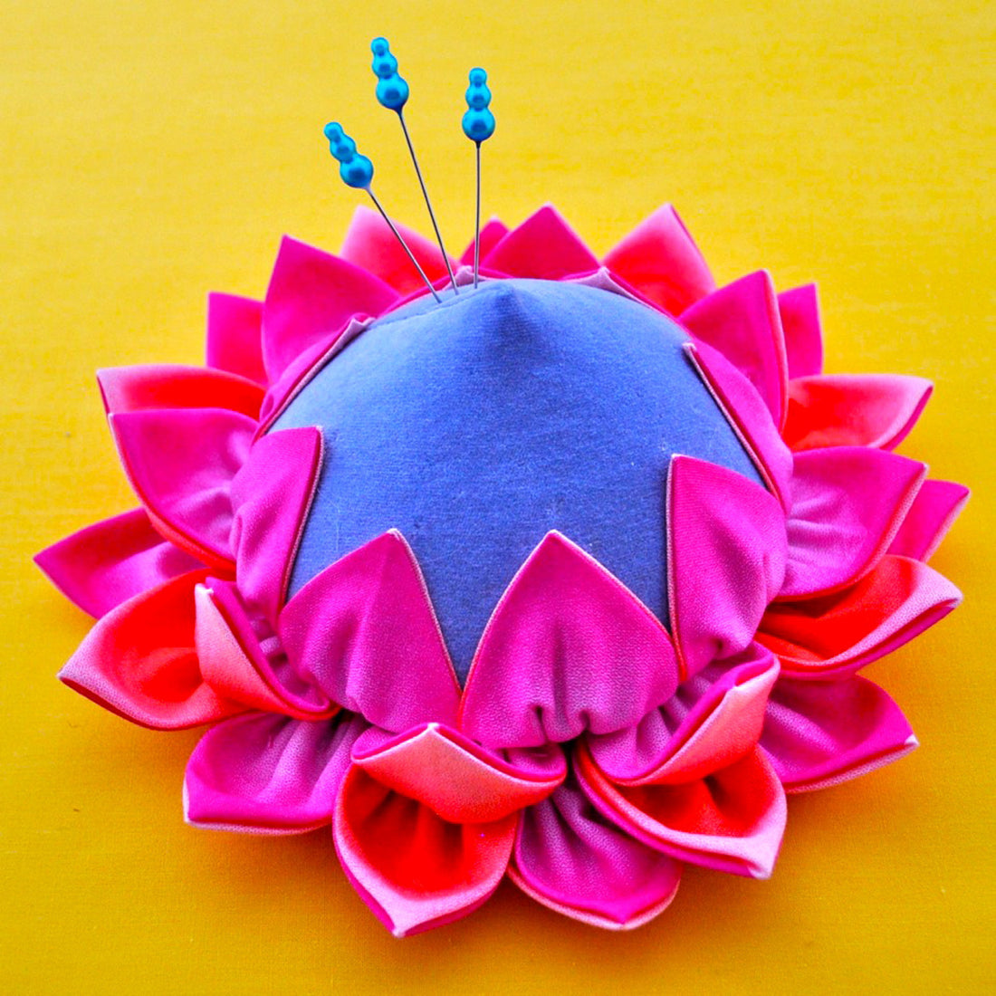 Protea Pincushion Pattern by Julie Creus of La Todera