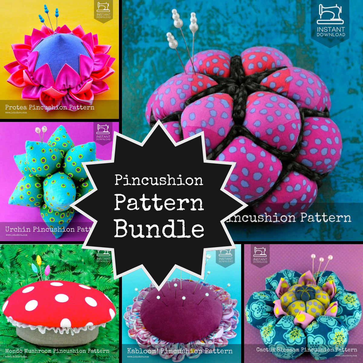 Pincushion Pattern Bundle